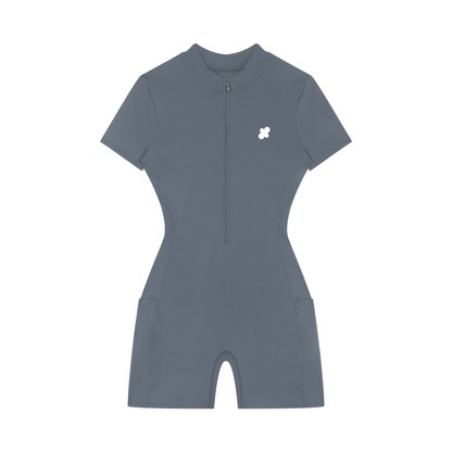 MADE ON EARTH Women's Short Sleeve Romper