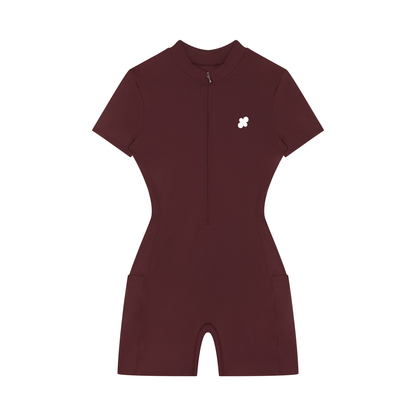MADE ON EARTH Women's Short Sleeve Romper