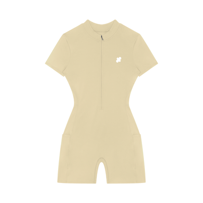 MADE ON EARTH Women's Short Sleeve Romper