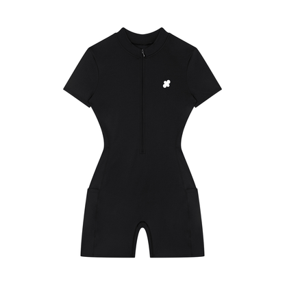MADE ON EARTH Women's Short Sleeve Romper